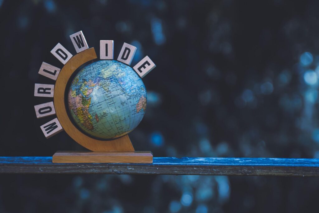 SEO international - globe terrestre symbolisant le référencement multizone